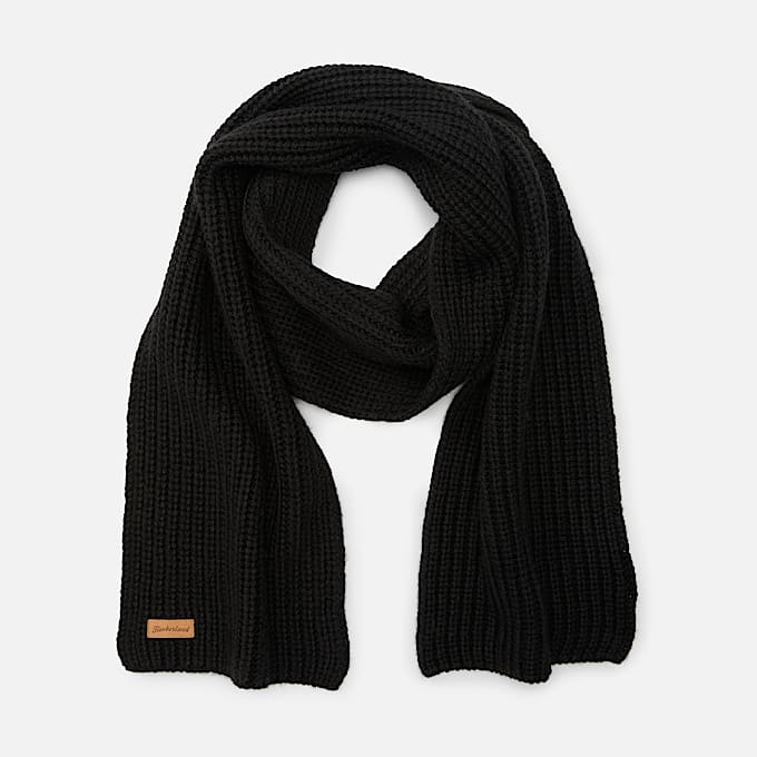 Grobstrickschal fr Damen in Schwarz TBL Schwarz HERO
