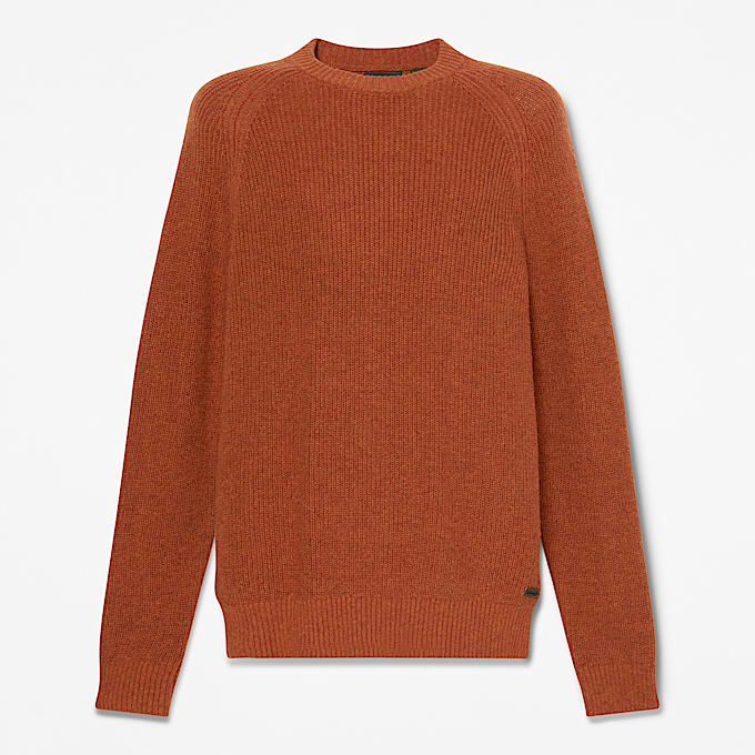 Baumwollpullover mit Rundhalsausschnitt fr Herren in Braun TBL Braun HERO