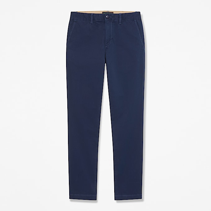 Claremont Chinohose aus Twill mit schmalem Bein fr Herren in Dunkelblau TBL Blau hero