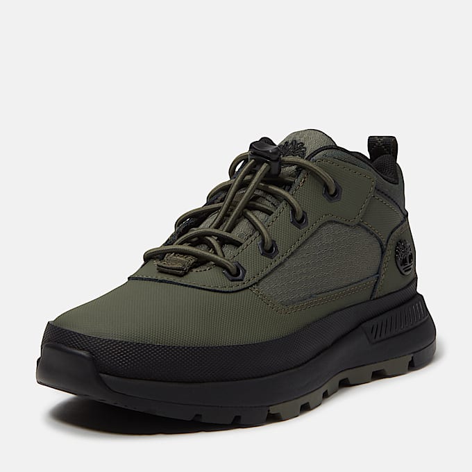 Field Trekker Bungee Sneaker fr Jugendliche in Dunkelgrn TBL Grn ALT9