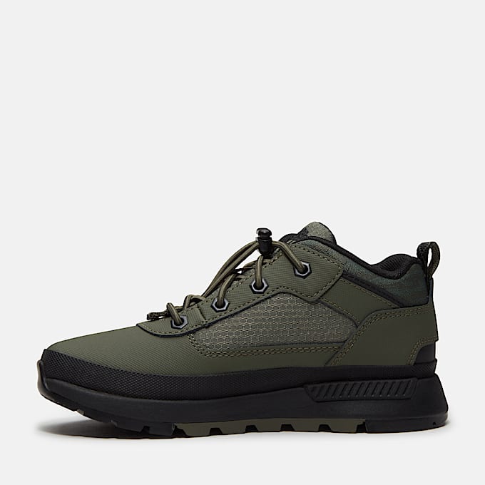 Field Trekker Bungee Sneaker fr Jugendliche in Dunkelgrn TBL Grn ALT6