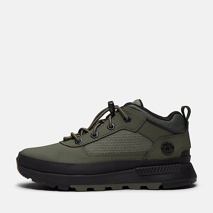 Field Trekker Bungee Sneaker fr Jugendliche in Dunkelgrn TBL Grn ALT8