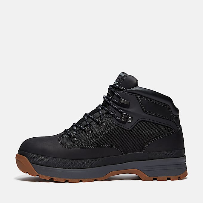 Wasserfester mittelhoher Timberland PRO Euro Hiker XT Wanderstiefel fr Herren in Schwarz TBL Schwarz ALT6
