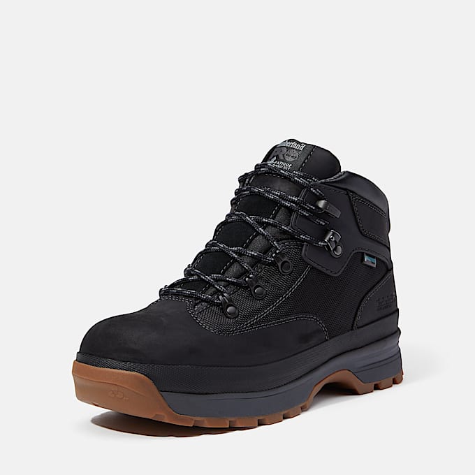 Wasserfester mittelhoher Timberland PRO Euro Hiker XT Wanderstiefel fr Herren in Schwarz TBL Schwarz ALT9