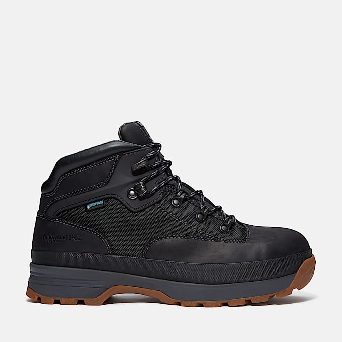 Wasserfester mittelhoher Timberland PRO Euro Hiker XT Wanderstiefel fr Herren in Schwarz TBL Schwarz HERO