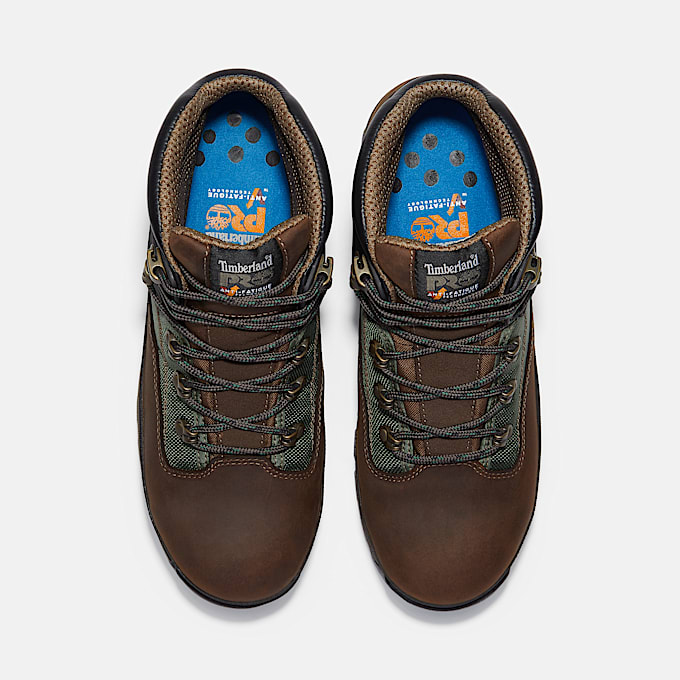 Wasserfester mittelhoher Timberland PRO Euro Hiker XT Wanderstiefel fr Herren in Braun TBL Braun ALT2