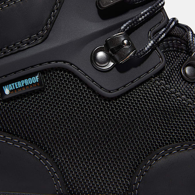 Wasserfester mittelhoher Timberland PRO Euro Hiker XT Wanderstiefel fr Herren in Schwarz TBL Schwarz ALT7