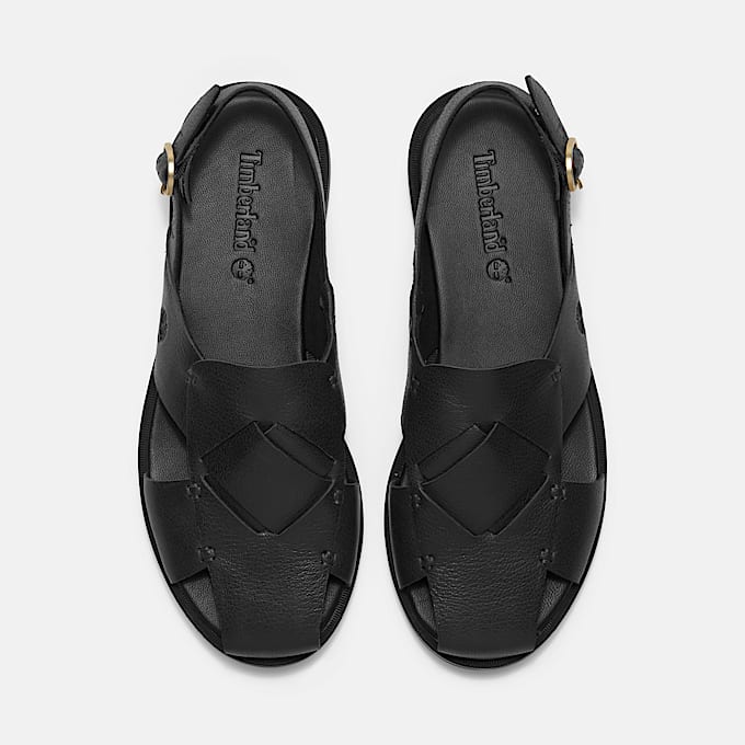 Calista Bay Sandale mit Fersenriemen fr Damen in Schwarz TBL Schwarz ALT2