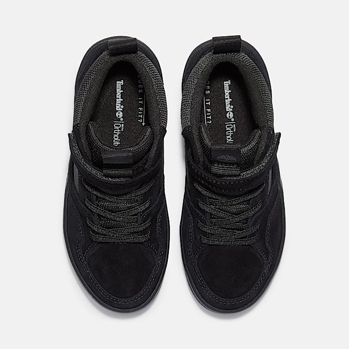 Stone Jump Sneaker mit Klettverschluss fr Kleinkinder in Schwarz TBL Schwarz ALT2