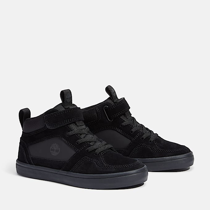 Stone Jump Sneaker mit Klettverschluss fr Kleinkinder in Schwarz TBL Schwarz ALT4