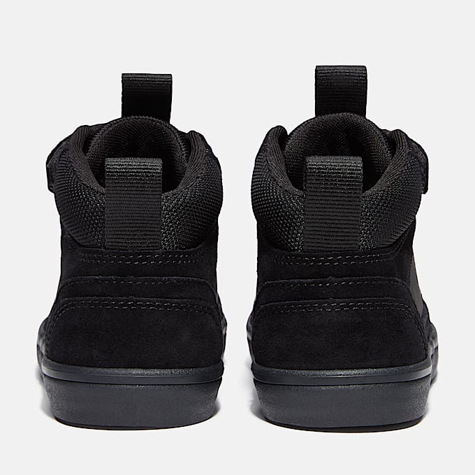 Halbhoher Stone Jump Sneaker mit Klettverschluss fr Kinder in Schwarz TBL Schwarz ALT5