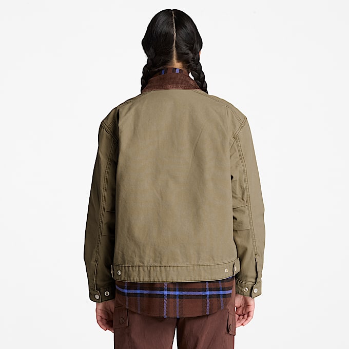 Strafford Jacke 20 aus WashedCanvas fr Damen in Dunkelgrn TBL Grn ALT8