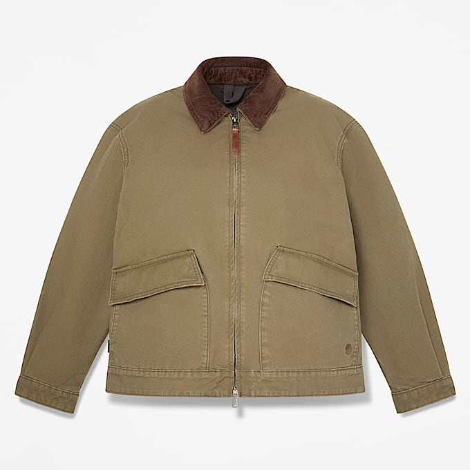 Strafford Jacke 20 aus WashedCanvas fr Damen in Dunkelgrn TBL Grn HERO