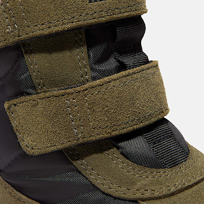 Chillberg Snow Boot mit Klettverschluss fr Kleinkinder in Dunkelgrn TBL Grn ALT7