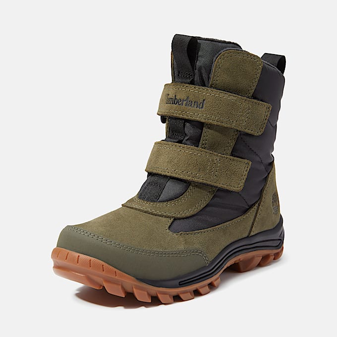 Chillberg Snow Boot mit Klettverschluss fr Kleinkinder in Dunkelgrn TBL Grn ALT9