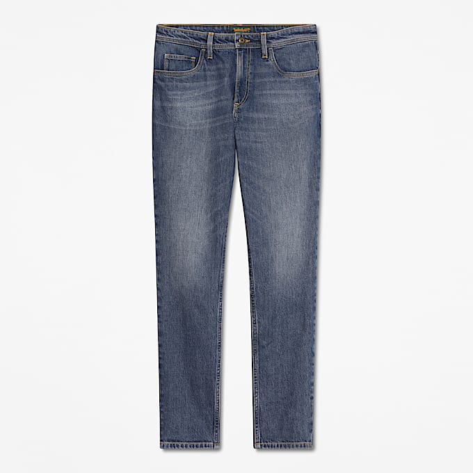 Schmale DenimHose fr Herren in Dunkelblau TBL Blau HERO