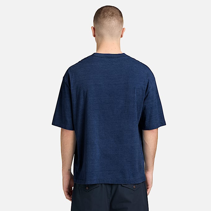 Indigo TShirt fr Herren in Dunkelblau TBL Blau ALT8