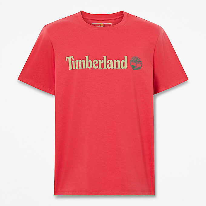 Kennebec River Linear LogoTShirt fr Herren in Rot TBL Rot HERO