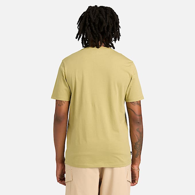 Kennebec River Linear LogoTShirt fr Herren in Grn TBL Grn ALT8