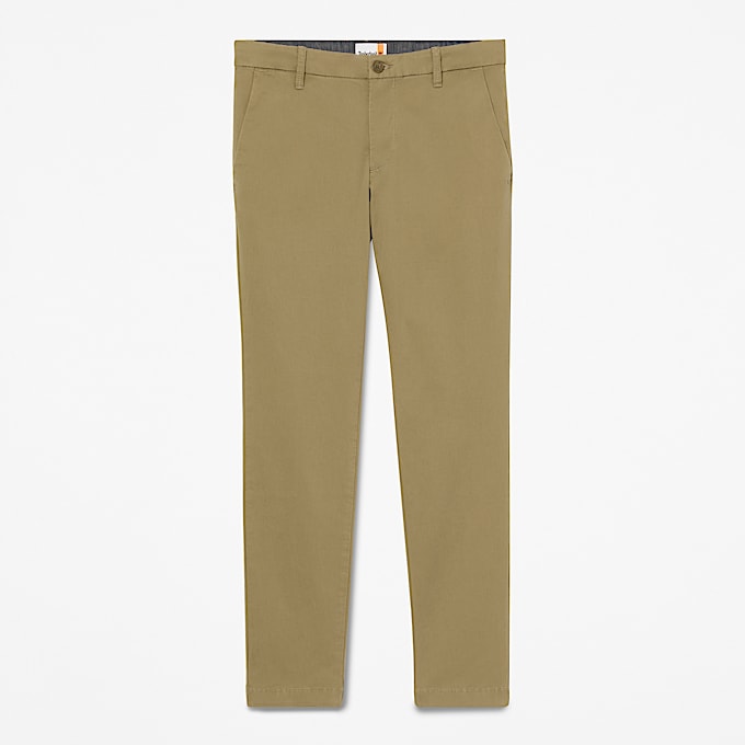 Claremont Chinohose aus Twill mit schmalem Bein fr Herren in Braun TBL Braun HERO