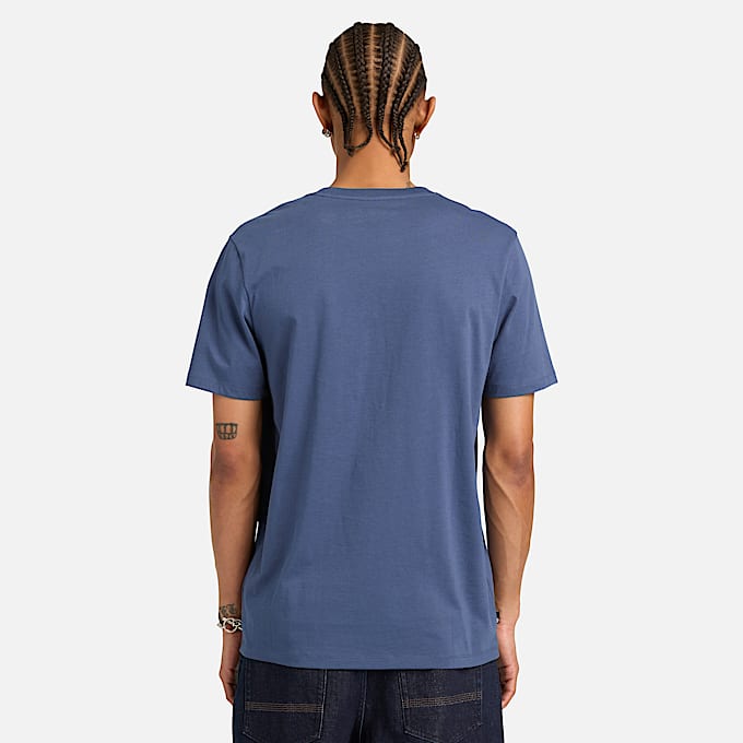 Kennebec River Linear LogoTShirt fr Herren in Blau TBL Blau ALT8