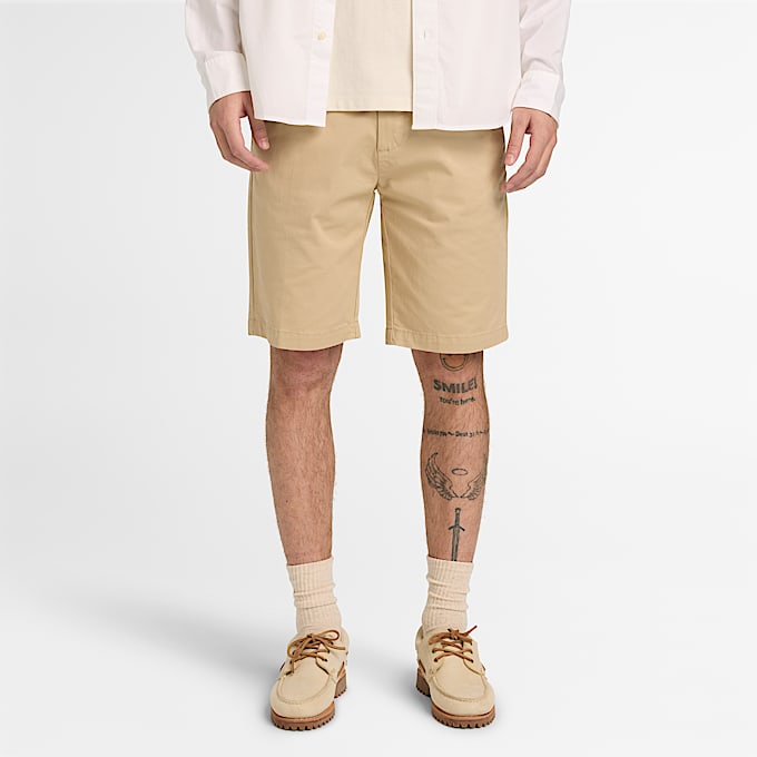 Claremont Chinoshorts aus Twill fr Herren in Beige TBL Beige ALT1