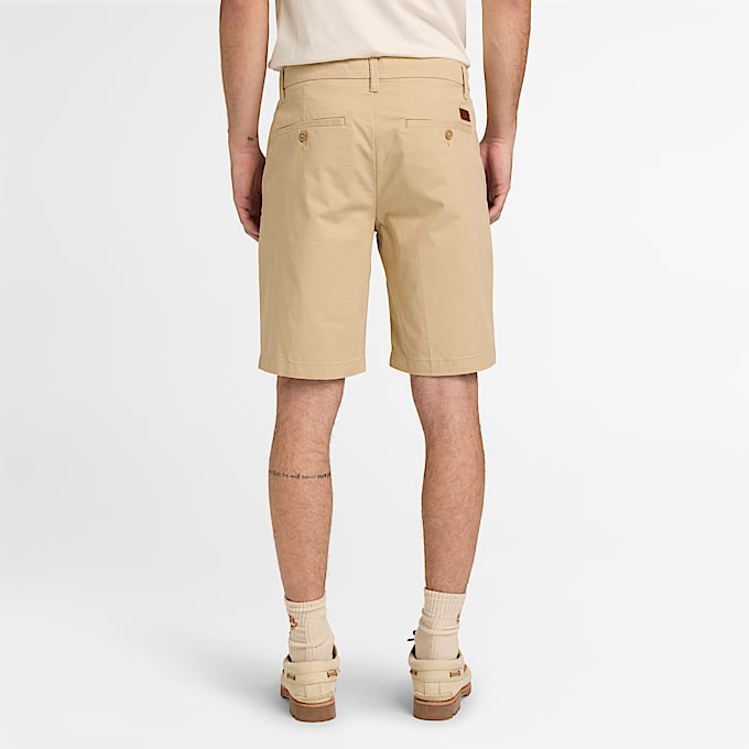 Claremont Chinoshorts aus Twill fr Herren in Beige TBL Beige ALT8