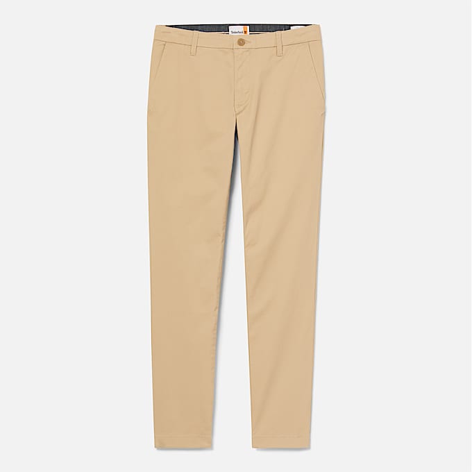 Claremont Chinohose aus Twill mit schmalem Bein fr Herren in Beige TBL Beige HERO