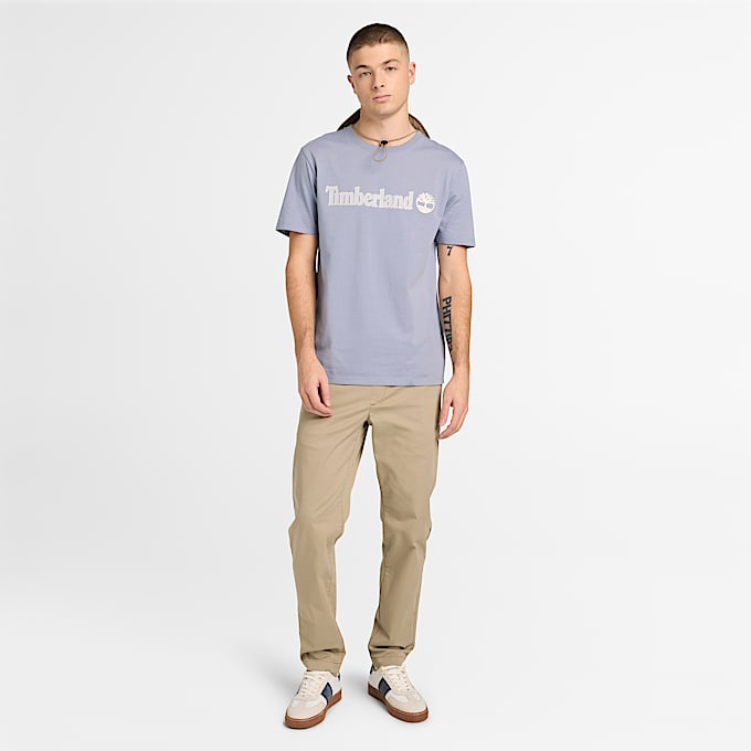 Kennebec River Linear LogoTShirt fr Herren in Blau TBL Blau ALT2