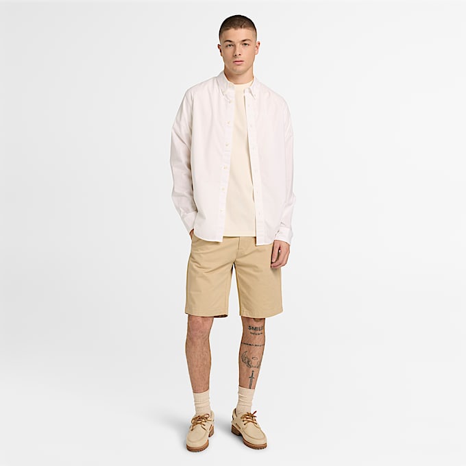 Claremont Chinoshorts aus Twill fr Herren in Beige TBL Beige ALT2
