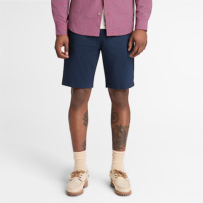 Claremont Chinoshorts aus Twill fr Herren in Blau TBL Blau ALT1