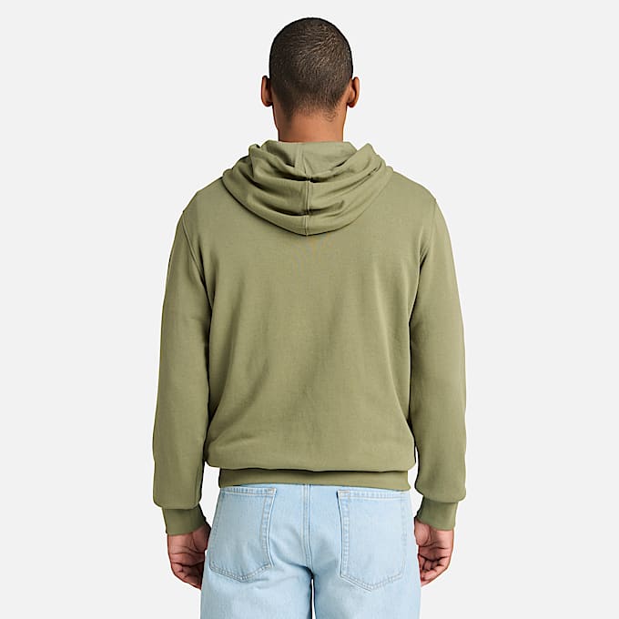 Hoodie mit HausamSeeGrafik fr Herren in Braun TBL Braun ALT8
