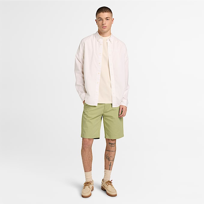 Claremont Chinoshorts aus Twill fr Herren in Grn TBL Grn ALT2
