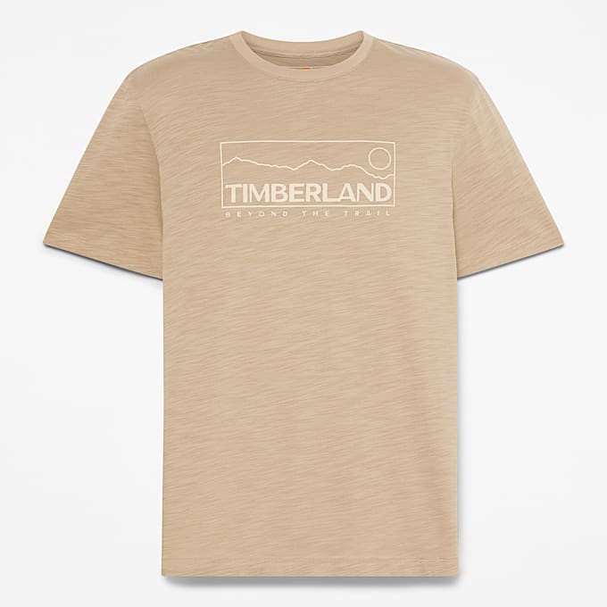 TShirt mit Konturgrafik fr Herren in Braun TBL Braun HERO
