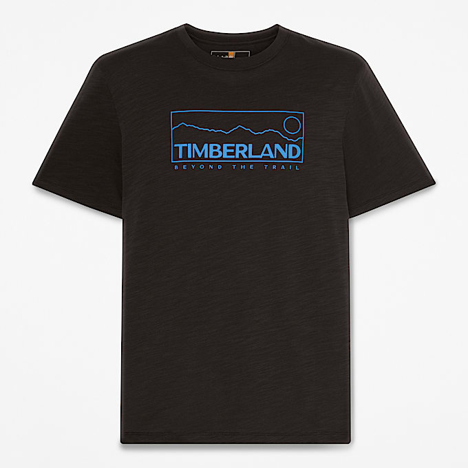TShirt mit Konturgrafik fr Herren in Schwarz TBL Schwarz HERO