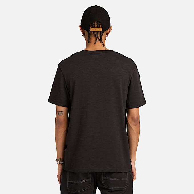 TShirt mit Konturgrafik fr Herren in Schwarz TBL Schwarz ALT8