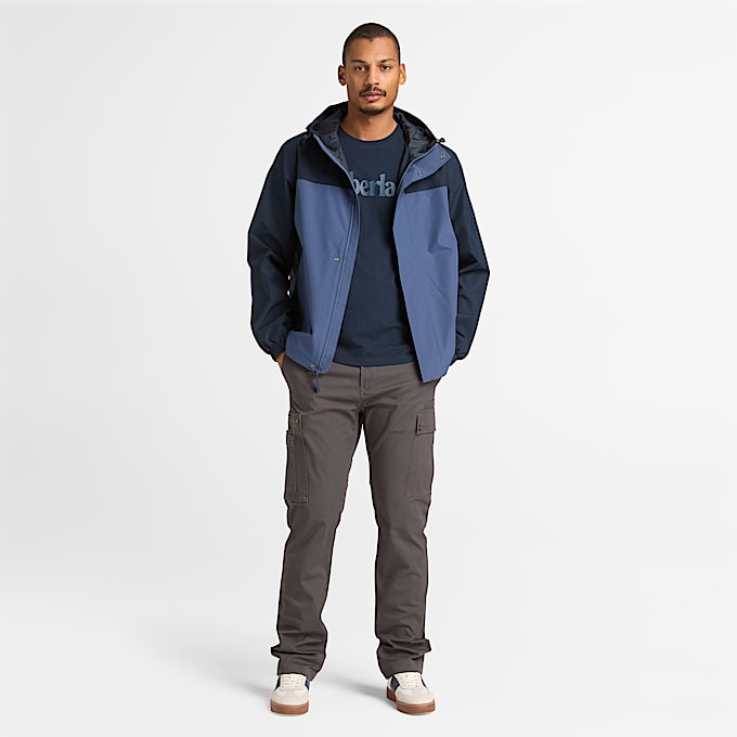Wasserdichte ShellJacke fr Herren in Blau TBL Blau ALT2
