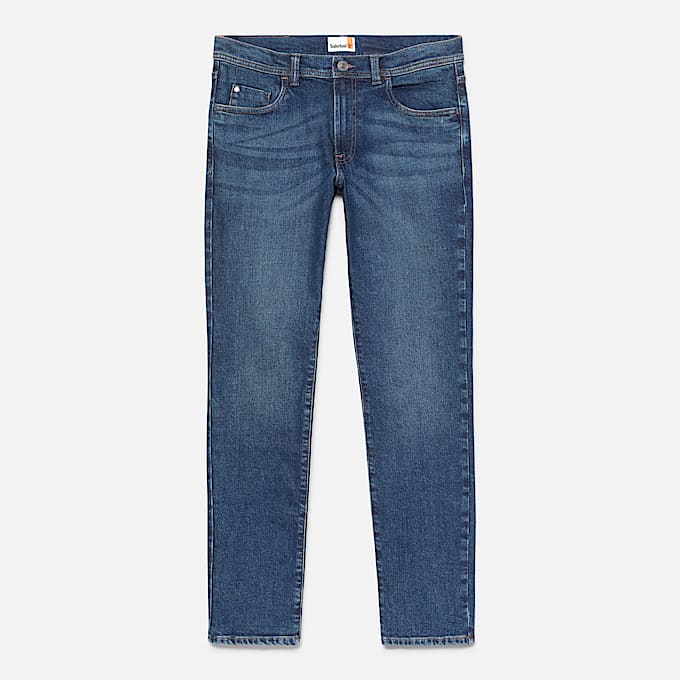 Schmale StretchJeans fr Herren in Blau TBL Blau HERO