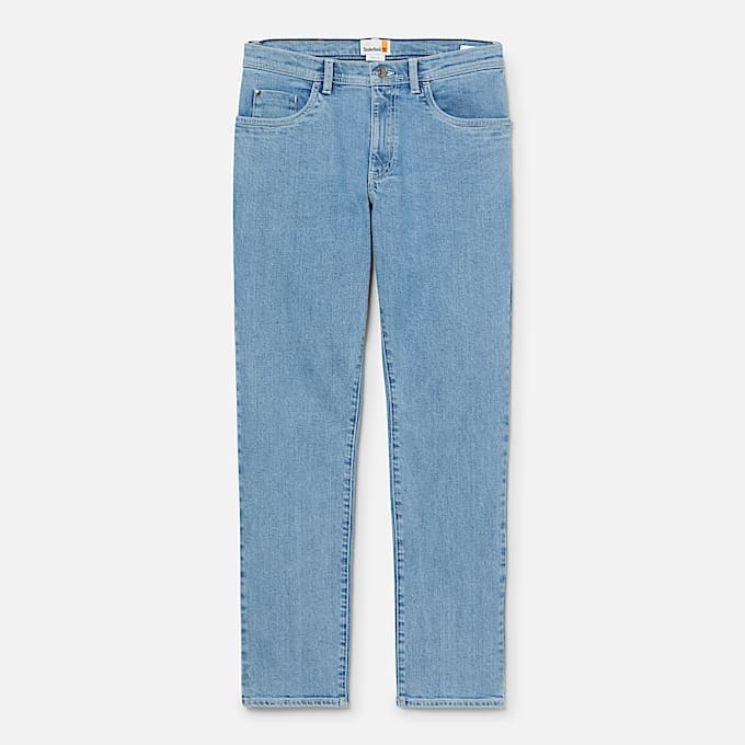 Schmale StretchJeans fr Herren in Blau TBL Blau HERO