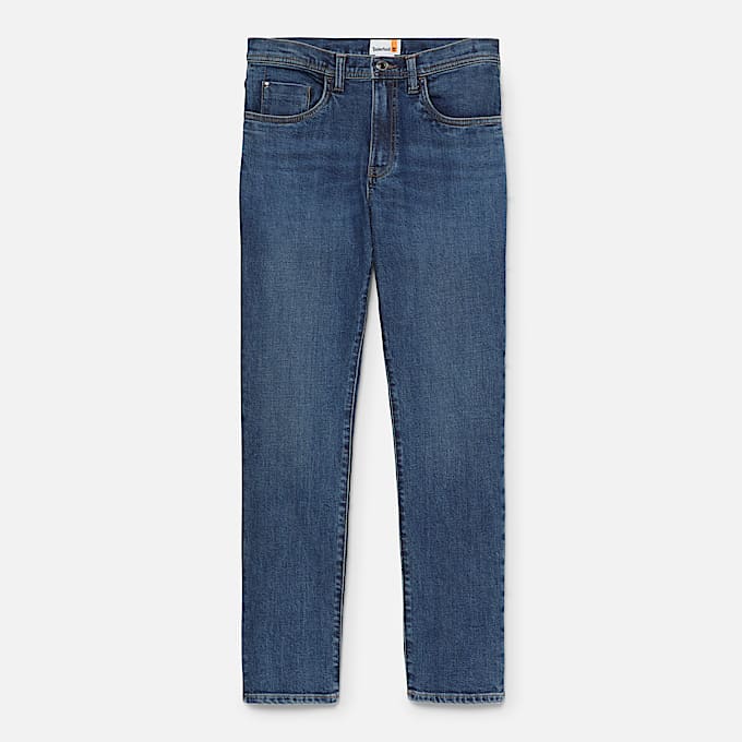 Schmale StretchJeans fr Herren in Blau TBL Blau HERO