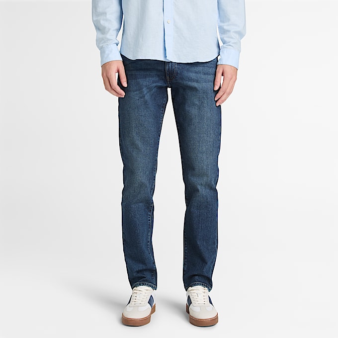 Gerade StretchJeans fr Herren in Blau TBL Blau ALT1