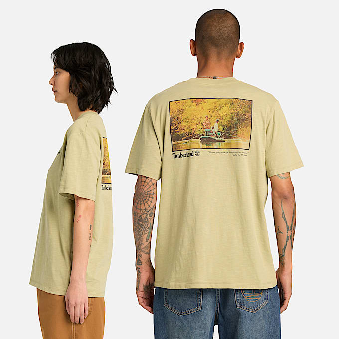 TShirt mit Angelmotiv in Grn TBL Grn ALT2