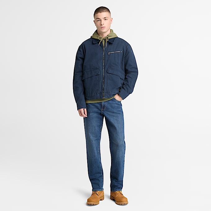 Gerade StretchJeans fr Herren in Blau TBL Blau ALT2