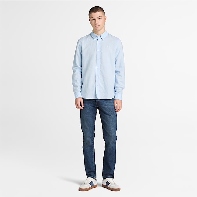 Gerade StretchJeans fr Herren in Blau TBL Blau ALT2