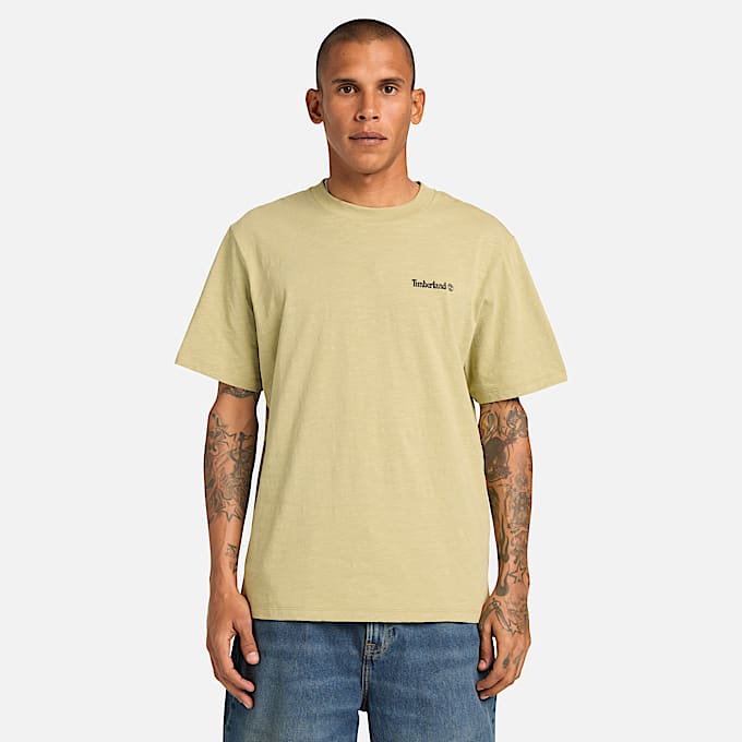 TShirt mit Angelmotiv in Grn TBL Grn ALT3