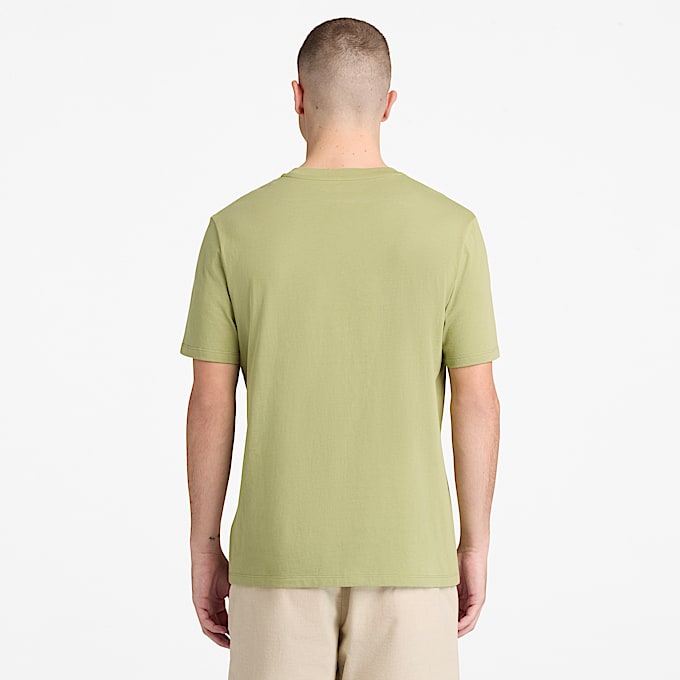 Kurzrmeliges TShirt mit WasserLogoprint fr Herren in Grn TBL Grn ALT8