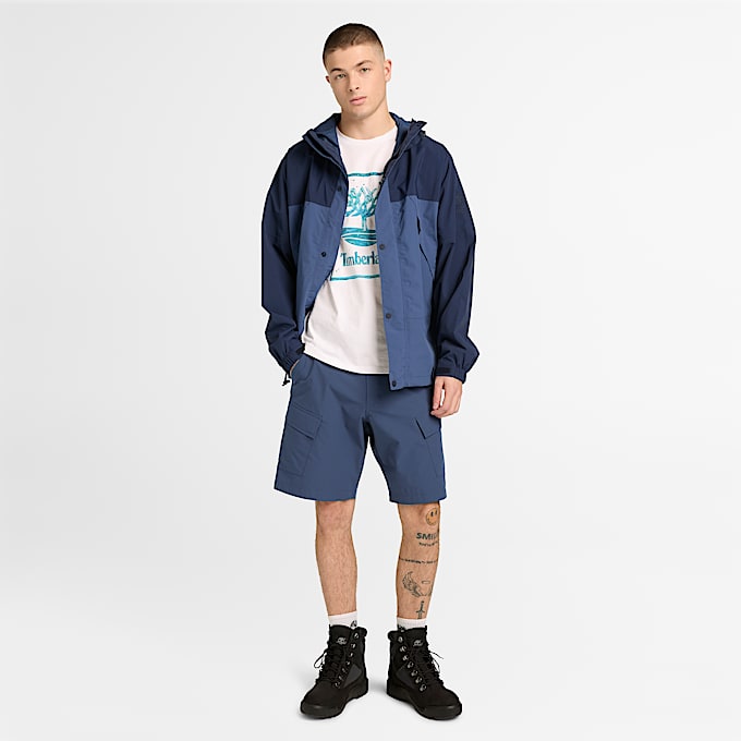 Kurzrmeliges TShirt mit WasserLogoprint fr Herren in Wei TBL Wei ALT2