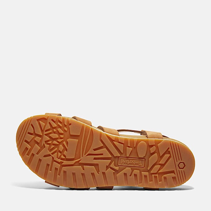 Malibu Waves Sandale mit Fersenriemen fr Damen in Braun TBL Braun ALT2