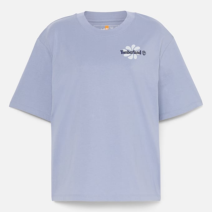 KurzarmTShirt mit Grafik fr Damen in Blau TBL Blau HERO