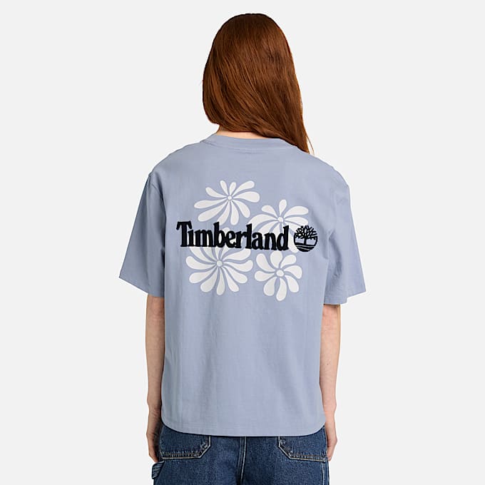 KurzarmTShirt mit Grafik fr Damen in Blau TBL Blau ALT8